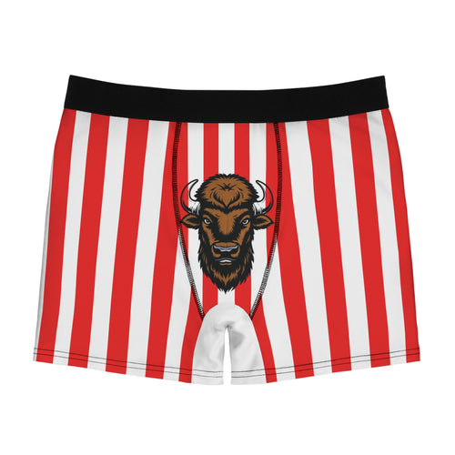 (LIMITED EDITION) Hoosier Bisons Striped Game Day Briefs