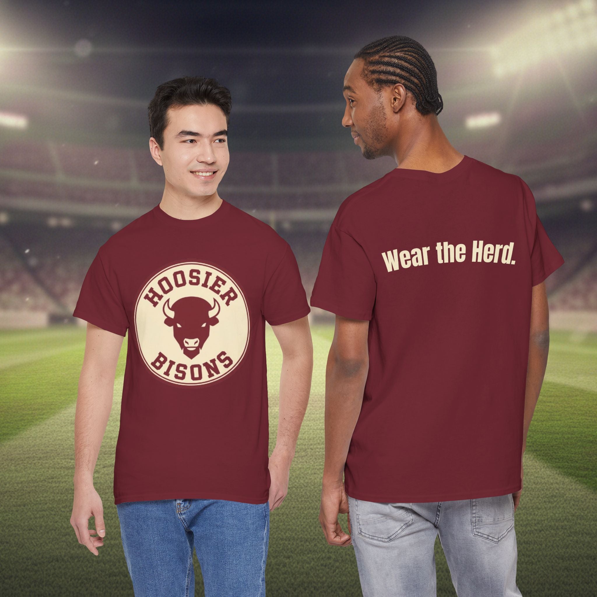 Hoosier Bisons Brand tee